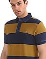 U.S. Polo Assn. Denim Co. Striped Pique Polo Shirt