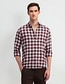 Arrow Sport Gingham Checks Cotton Shirt