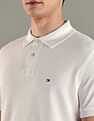 Tommy Hilfiger Solid Regular-Fit Cotton Polo T-Shirt