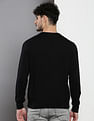 Calvin Klein V-Neck Solid Hallmark Sweater