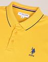 U.S. Polo Assn. Tipped Collar Solid Polo Shirt