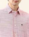 Arrow Sport Heathered Regular Fit Air Soft Shirt