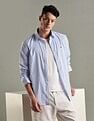 Tommy Hilfiger Striped Regular-Fit Twill Woven Shirt