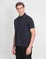Arrow Horizontal Stripe Cotton Polo Shirt