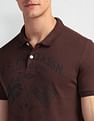 U.S. Polo Assn. Denim Co. Brand Print Pique Polo Shirt