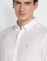 U.S. Polo Assn. Denim Co. Linen Solid Laundered Shirt