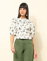 U.S. Polo Assn. Women Floral Printed Regular fit Shirt