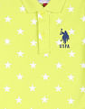 U.S. Polo Assn. Kids Graphic Print Cotton Polo Shirt