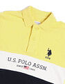 U.S. Polo Assn. Kids Boys Colourblock Regular Fit Polo Shirt