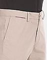 Tommy Hilfiger Men Beige Denton Regular Fit Solid Casual Trousers