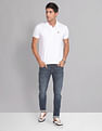 AD by Arvind Wrinkle Resistant Quick Dry Smart Polo Shirt