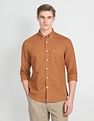 U.S. Polo Assn. Denim Co. Solid Linen Cotton Shirt