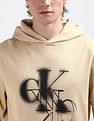 Calvin Klein Mirrored Logo Hooded Sweatshirt
