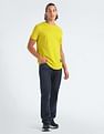 Calvin Klein Logo Badge Turn Up Sleeve T-Shirt