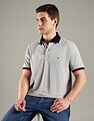 Tommy Hilfiger Solid Regular Fit Cotton Polo T-Shirt