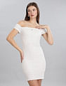 Tommy Hilfiger Womens White Solid Dresses