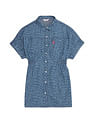 U.S. Polo Assn. Kids All Over Print Denim Dress