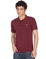Flying Machine Cotton Solid Polo Shirt