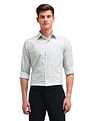 Arrow Slim Fit All-Over Pattern Shirt