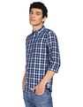 Flying Machine Plaid Check Cotton Shirt