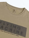 Flying Machine Brand Print Regular Fit T-Shirt