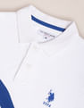 U.S. Polo Assn. Diagonal Stripe Pique Polo Shirt