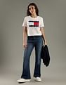 Tommy Hilfiger F25HWKT132 WHITE Womens T-Shirt