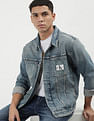 Calvin Klein Jeans Slim Fit Solid Denim Jacket