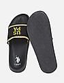 U.S. Polo Assn. Men Open Toe Tipped Lightweight Breyton Slides