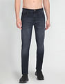 Flying Machine Stone Wash Slash Slim Fit Jeans