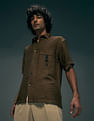 Flying Machine Textured Oversized Fit Shirt