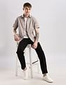 Calvin Klein Jeans Solid Slim Fit Dobby Woven Shirt