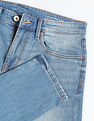 Flying Machine Slash Slim Tapered Fit Mid Rise Jeans