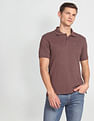 Arrow Sports Pique Knit Solid Polo Shirt