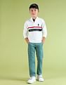 U.S. Polo Assn. Kids Boys Printed Regular Fit Sweater