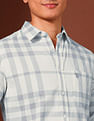 U.S. Polo Assn. Grid Tattersall Checked Pure Cotton Shirt