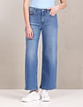 U.S. Polo Assn. Women High Rise Wide Leg Jeans