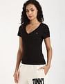 Tommy Hilfiger Solid Slim-Fit Cotton T-Shirt