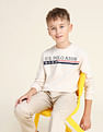 U.S. Polo Assn. Kids Boys Brand Regular Fit Sweatshirt