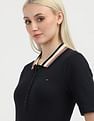 Tommy Hilfiger Slim Fit Solid Polo Shirt