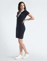 Tommy Hilfiger Contrast Collar Mini Polo Dress