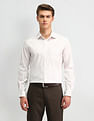 Arrow Slim Fit Dobby All-Over Pattern Shirt
