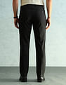 Arrow Solid Slim Fit Formal Trousers