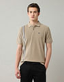 Arrow Sport Vertical Striped Regular Fit Polo Shirt