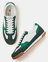 Flying Machine Men Hudson Colorblocked Suede Sneakers