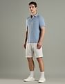 Tommy Hilfiger Solid Slim Fit Cotton Polo T-Shirt