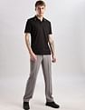 Calvin Klein Jeans Solid Slim Fit Cotton Polo Shirt