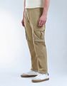 Flying Machine Relaxed Tapered Fit Twill Trousers