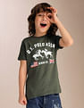 U.S. Polo Assn. Kids Boys Regular Fit Brand Printed T-Shirt