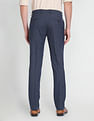 Arrow Patterned Weave Smart Flex Trousers
